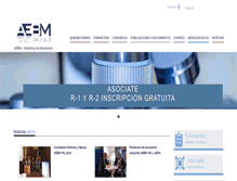 Tablet Screenshot of aebm.org